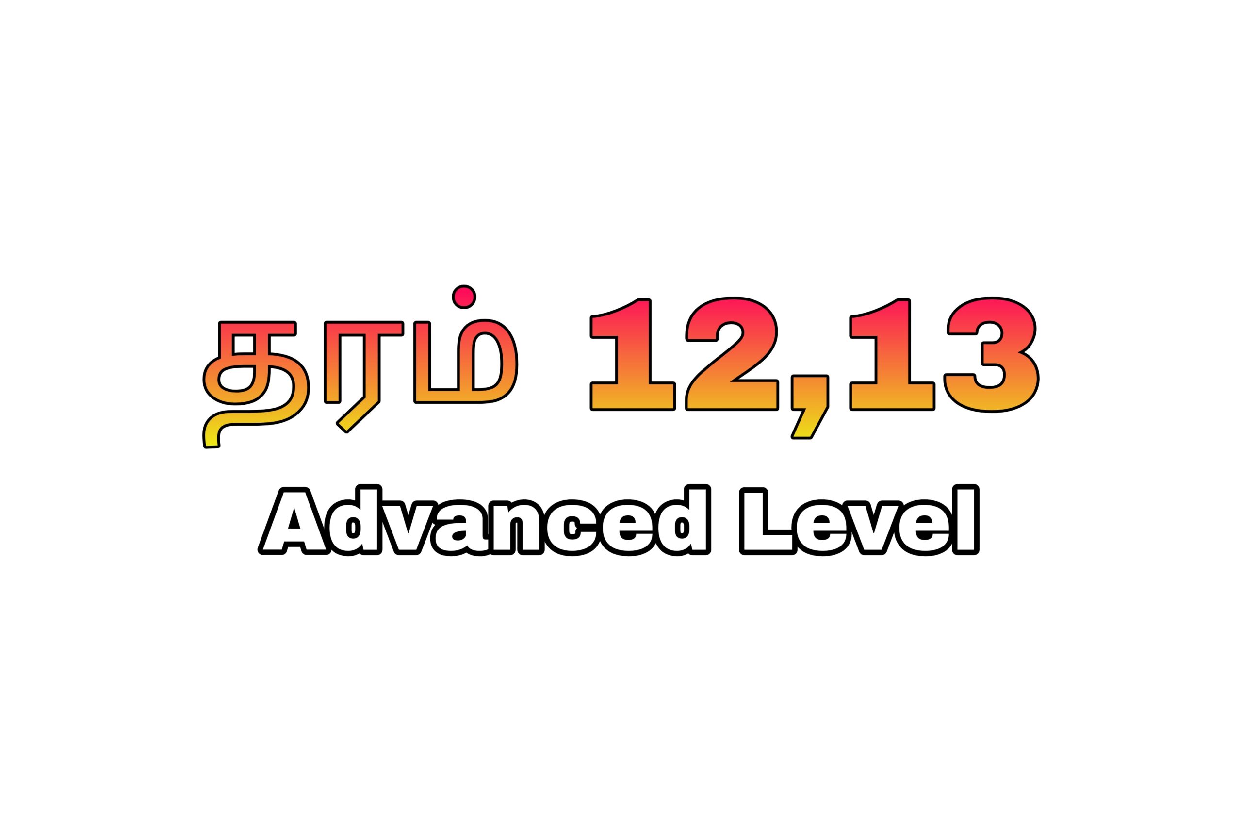 Gce al sri lanka tamil medium grade 12,13 notes and papers